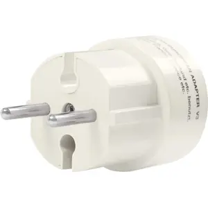 Kit de adaptadores de viaje Schuko (tipo F) ➝ Universal (sin tierra)