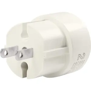 Kit de adaptadores de viaje Schuko (tipo F) ➝ Universal (sin tierra)
