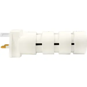 Kit de adaptadores de viaje Schuko (tipo F) ➝ Universal (sin tierra)