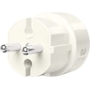 Kit de adaptadores de viaje Schuko (tipo F) ➝ Universal (sin tierra)