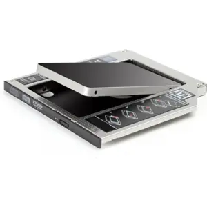 Adaptador Caddy Leitor DVD/CD Slot 12.7mm para HDD/SSD 2.5'' SATA III