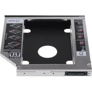 Adaptador Caddy Leitor DVD/CD Slot 12.7mm para HDD/SSD 2.5'' SATA III