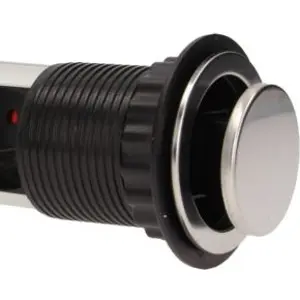 Bloco de tomadas de encastrar Pop-Up (Ø63mm) 3x Schuko - cabo de 1.8m - Inox