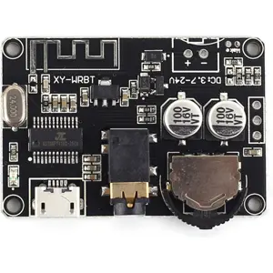 Receptor de áudio Bluetooth 5.0 com botão multifuncional