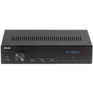Amplificador estéreo Hi-Fi 80+80W BT/USB/FM