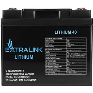 Bateria de Lithium (LiFePO4) BMS 12.8V 512Wh 40A