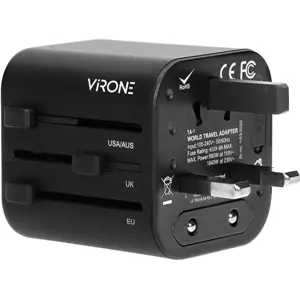 Adaptador de viagem Universal (s/ terra)