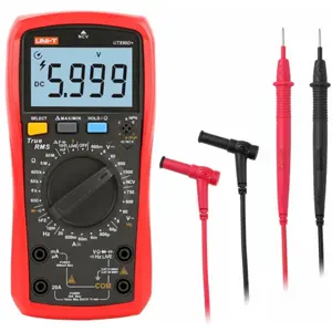 Multímetro digital (1000Vdc 750Vac 20Aac/dc 60MΩ Cap. Hz hFE T-RMS Min/Max NCV)