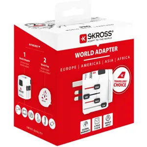 Adaptador de viagem Universal (c/ terra) [Combo]