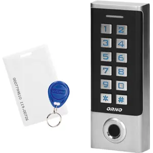 Leitor de controlo de acesso com PIN + RFID 125kHz + impressão digital IP68
