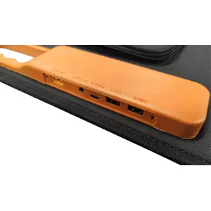 Painel fotovoltaico monocristalino ETFE dobrável 100W c/ USB-C PD + 2x USB-A + DC + XT60 - 1130x595mm