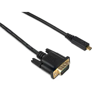 Cabo conversor micro-HDMI macho - VGA macho - 1.0m