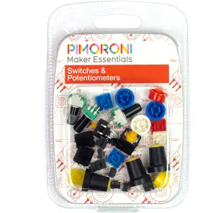 Conjunto de botones switches y potenciómetros - Maker Essentials