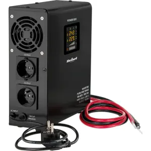 Inversor de parede 12VDC -> 230V onda sinusoidal pura 500VA 300W c/ função de UPS