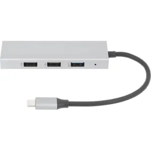 Adaptador/conversor multiport USB-C macho ➝ 3x USB-A (2.0+3.0) + HDMI A hembra