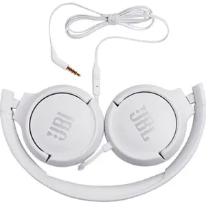 Auscultadores Headphones On-ear Pure Bass c/ mãos-livres e jack 3.5mm - branco