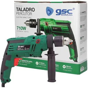 Berbequim elétrico 710W 3000 RPM c/ inversão de rotação