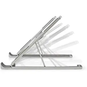 Base articulável para portátil 6 níveis de inclinação (5-17'') - aluminio