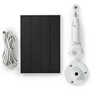 Painel Solar monocristalino 3.3W para câmaras IP a bateria (5V - USB-C) 170x120mm