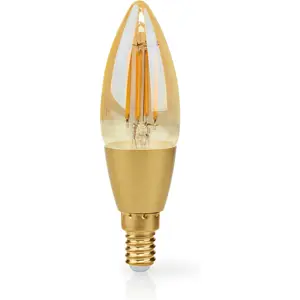 Lâmpada tipo filamento LED Smart WiFi E14 CCT 1800-3000K 5W 470lm (compatível c/ Tuya) SmartLife