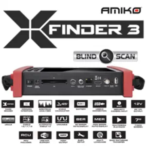 Medidor de campo combo DVB-S/S2/T2/C H.265/HEVC