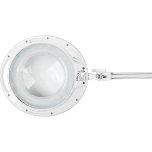 Candeeiro com lupa Ø127mm (5 dioptrias) e com luz LED (10W)