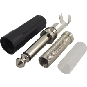 Ficha Jack 6.3mm MONO macho (plástico)