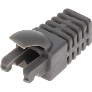 Blindaje interno para conector RJ45 (tipo vulcanizado) p/ cable 5.8mm- Gris oscuro