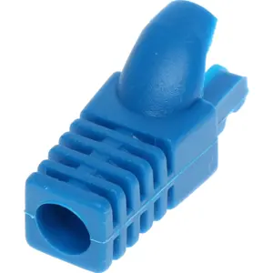 Blindaje interno para conector RJ45 (tipo vulcanizado) p/ cable 6mm - Azul