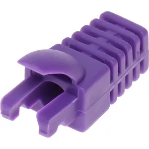 Blindaje interno para conector RJ45 (tipo vulcanizado) p/ cable 5.8mm- Violeta