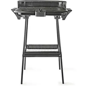 Grelhador Barbecue elétrico 230V 2000W c/ pés removíveis - 460x280mm