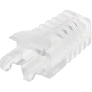 Blindaje interno para conector RJ45 (tipo vulcanizado) - Transparente