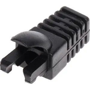 Blindaje interno para conector RJ45 (tipo vulcanizado) p/ cable 6mm - Negro