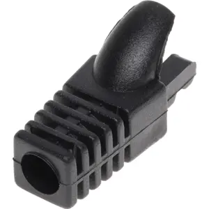 Blindaje interno para conector RJ45 (tipo vulcanizado) p/ cable 6mm - Negro