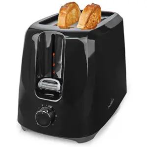 Tostadora doble 230V 700W c/ 6 niveles - negro