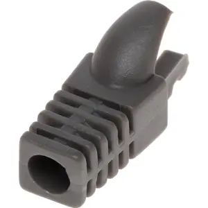Blindaje interno para conector RJ45 (tipo vulcanizado) p/ cable 5.8mm- Gris oscuro