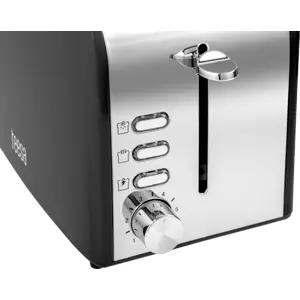 Torradeira dupla 230V 850W c/ 6 níveis + função descongelar - Inox