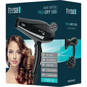 Secador de cabelo 2300W (2 Vel. / 3 Temp.) c/ concentrador + difusor de ar