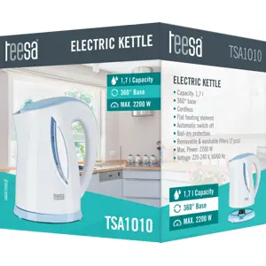 Chaleira  elétrica 230V 2200W - Branco - 1.7L