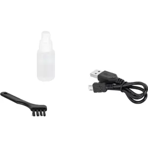 Aparador de barba e cabelo sem fio c/ pente 32mm ajustável (2-18mm) - 1000mAh (5V-USB)