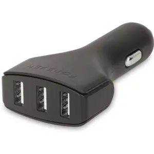 Cargador de mechero 12-24VDC 3xUSB 2.7A