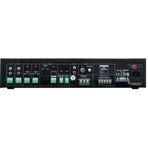 Amplificador de som PA 120W c/ USB/MP3/FM/BT