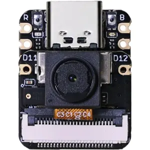 Microcontrolador Seeed Studio XIAO ESP32S3 Sense para aplicações de AI com câmara e microfone