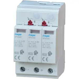 Limitador de sobretensão Tipo II para aplicações fotovoltaicas 1000V DC 40kA