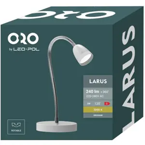 Lámpara de mesa LED 3W 3000K - Blanco