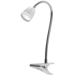 Candeeiro de mesa LED c/ clip 3W 3000K - Branco