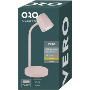 Lámpara de mesa LED 4.5W 3000K - Rosa