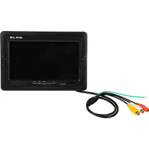 Monitor LCD 7'' 16:9 (800x480px) para automóvel 12-24VDC c/ comando