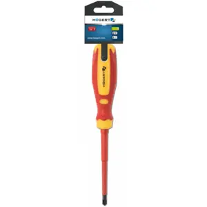 Chave isolada Phillips Plus/Minus PH1/SL5 100mm de eletricista 1000V