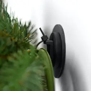Soporte de fijación Ø31x16mm magnético para bridas de hasta 10mm - negro